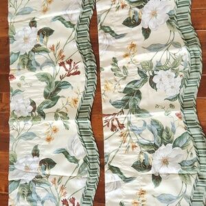 Set Williamsburg Waverly Valences Scalloped Magnolia Dogwood